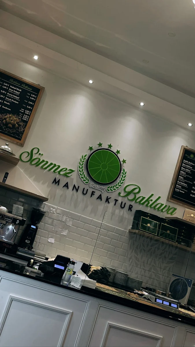 Speisekarte, Sönmez - Baklava Berlin Kreuzberg