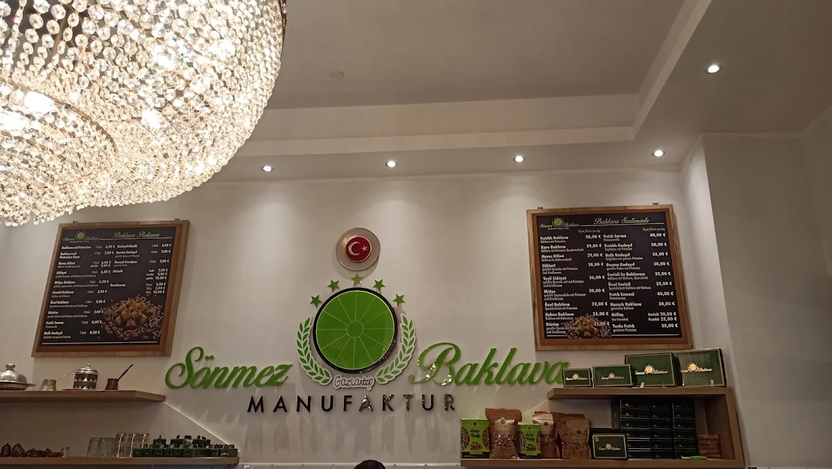 Speisekarte, Sönmez - Baklava Berlin Kreuzberg