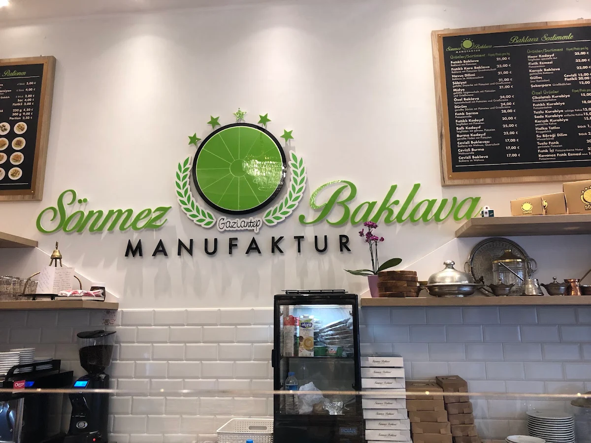 Speisekarte, Sönmez - Baklava Berlin Kreuzberg