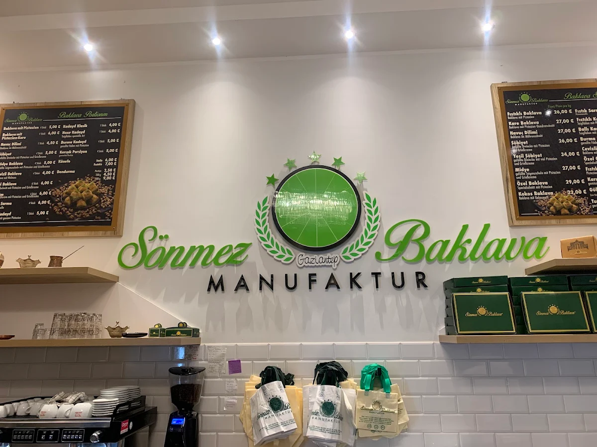 Speisekarte, Sönmez - Baklava Berlin Kreuzberg