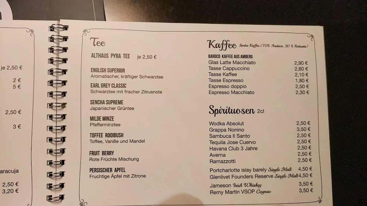 Speisekarte photo 4