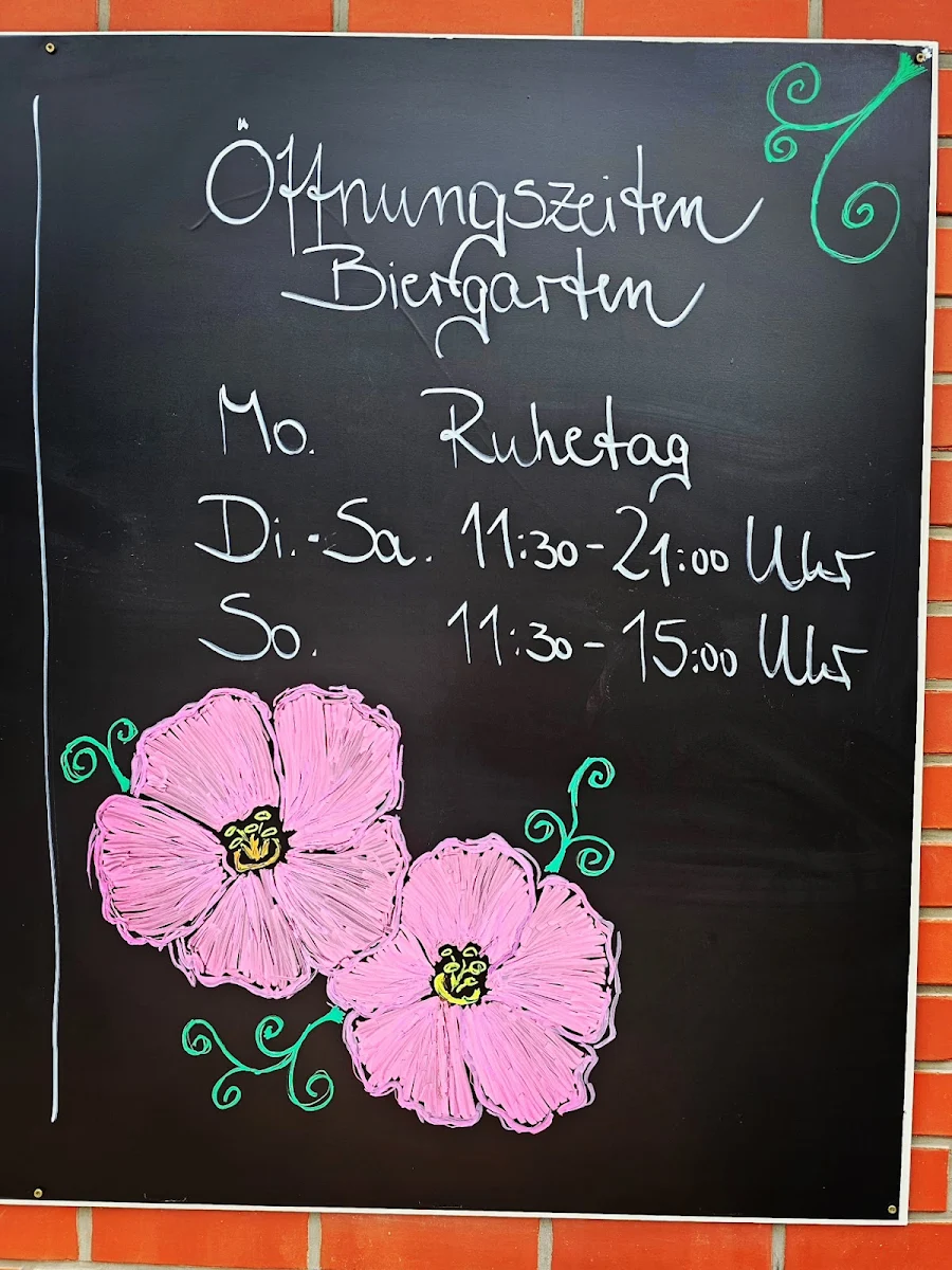 Speisekarte, Campinggaststätte Platzwirt