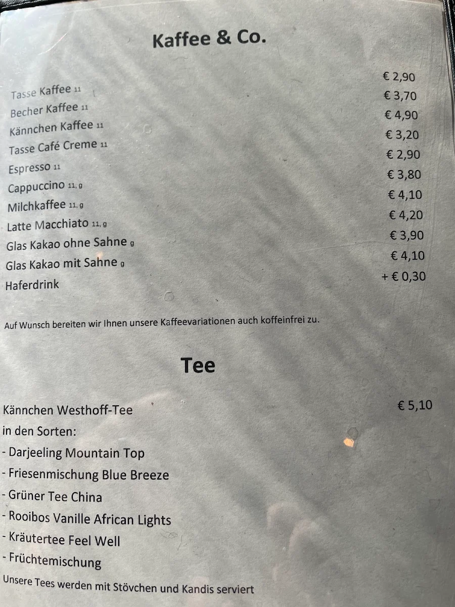 Speisekarte photo 1