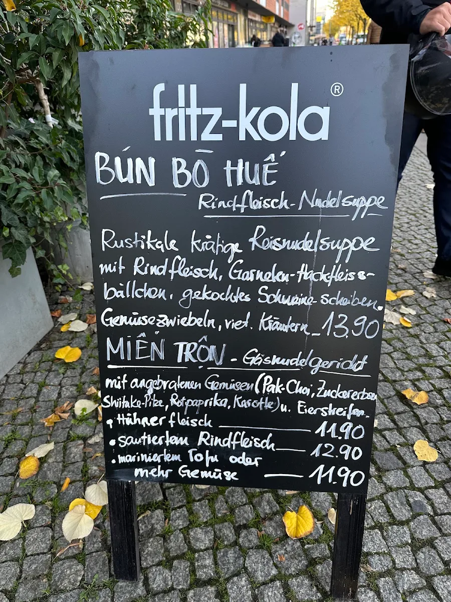 Speisekarte, GAO Vietnamese Food