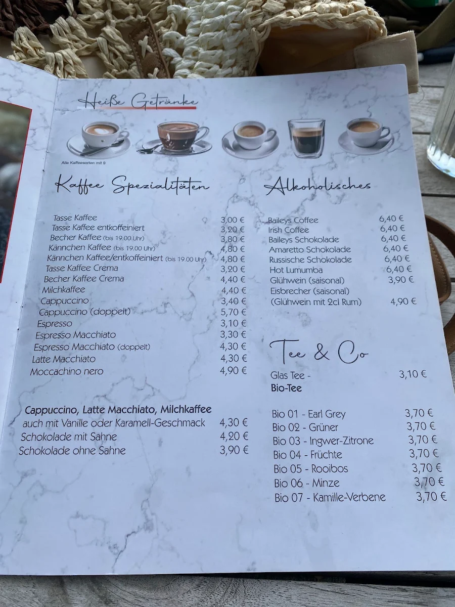 Speisekarte, News Cafe - Papenburg