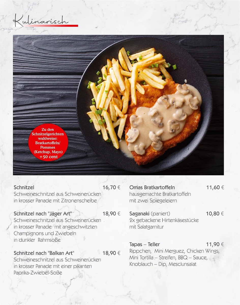 Speisekarte, News Cafe - Papenburg