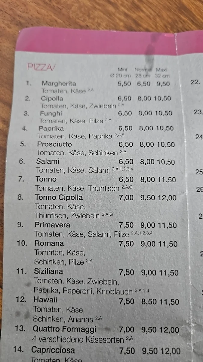 Speisekarte photo 1