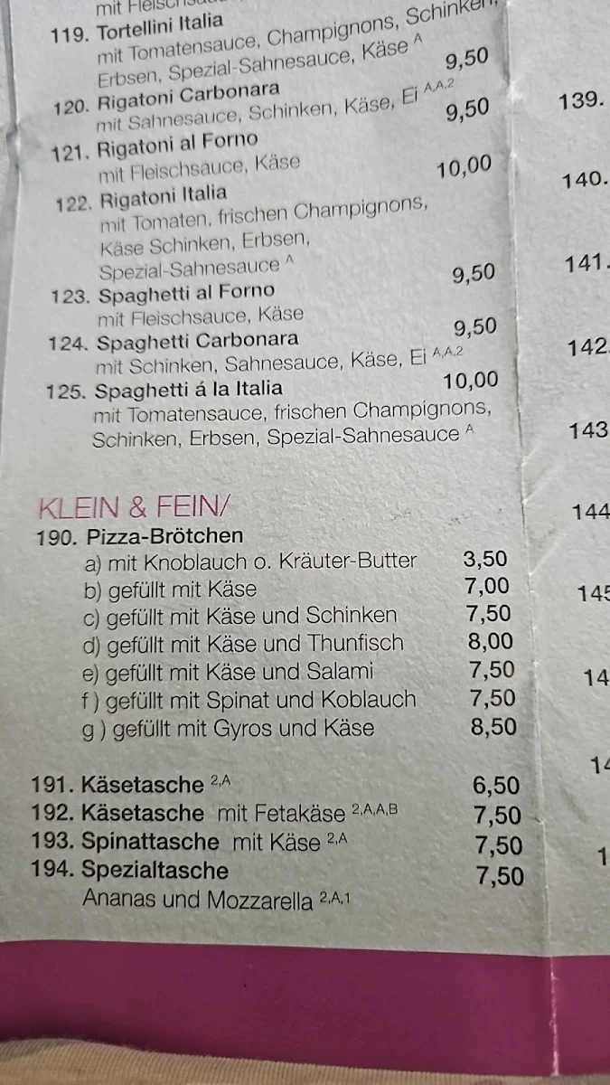 Speisekarte photo 2