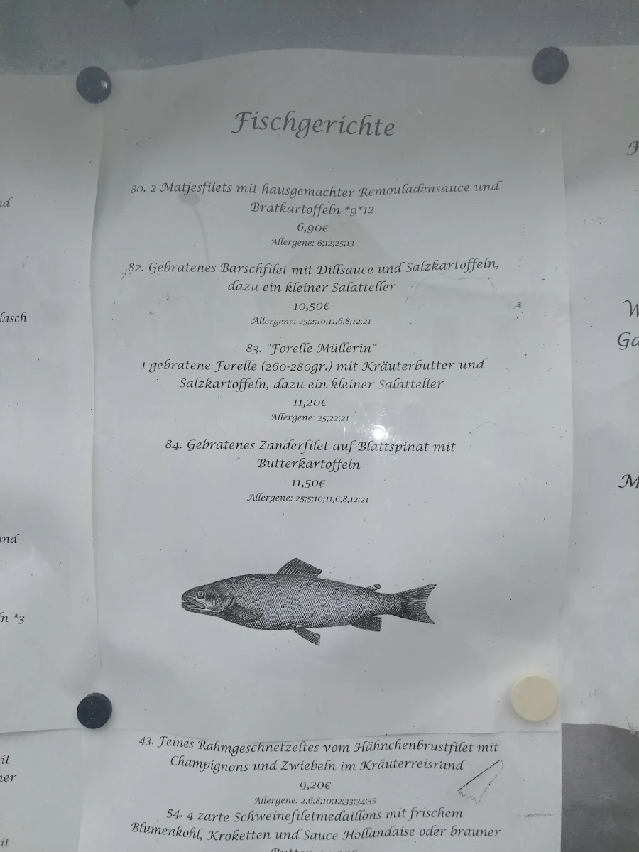 Speisekarte, Fernfahrers Ruh