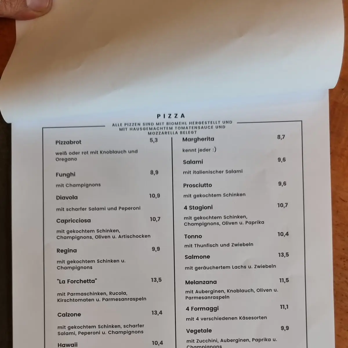Speisekarte photo 3