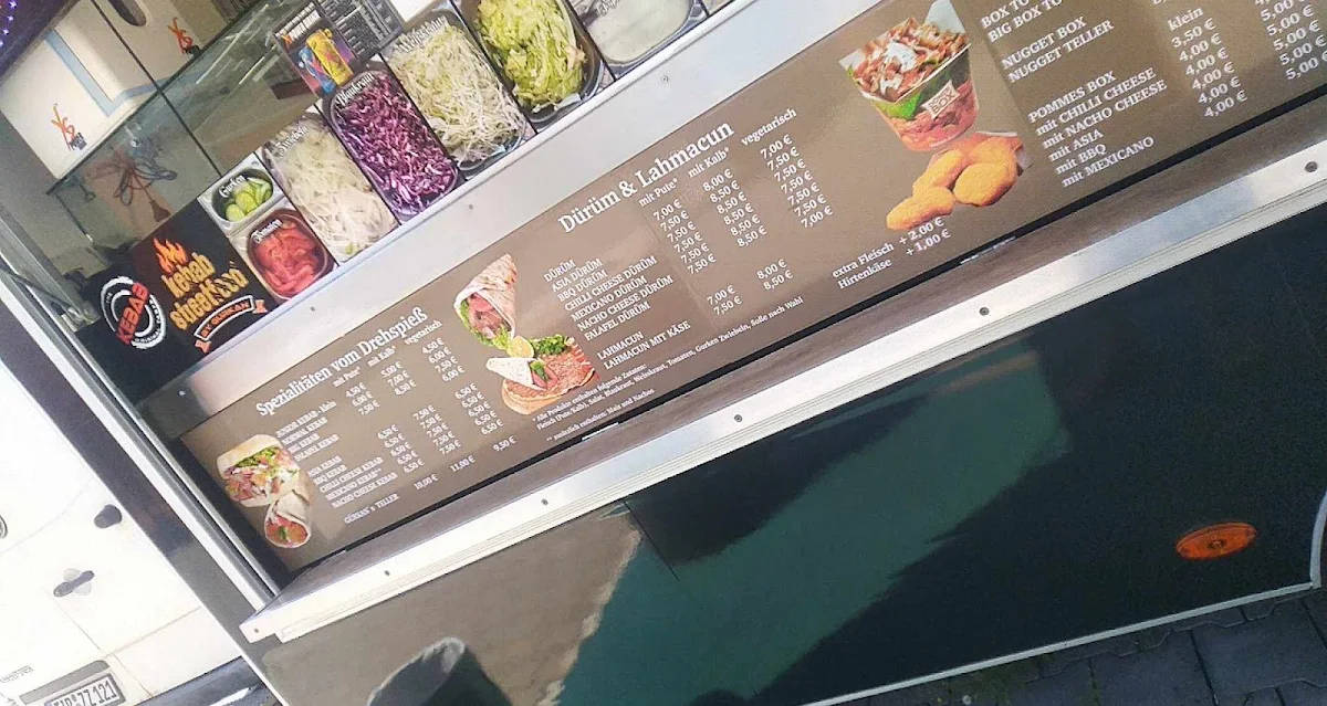 Speisekarte, Kebab Streetfood by Gürkan