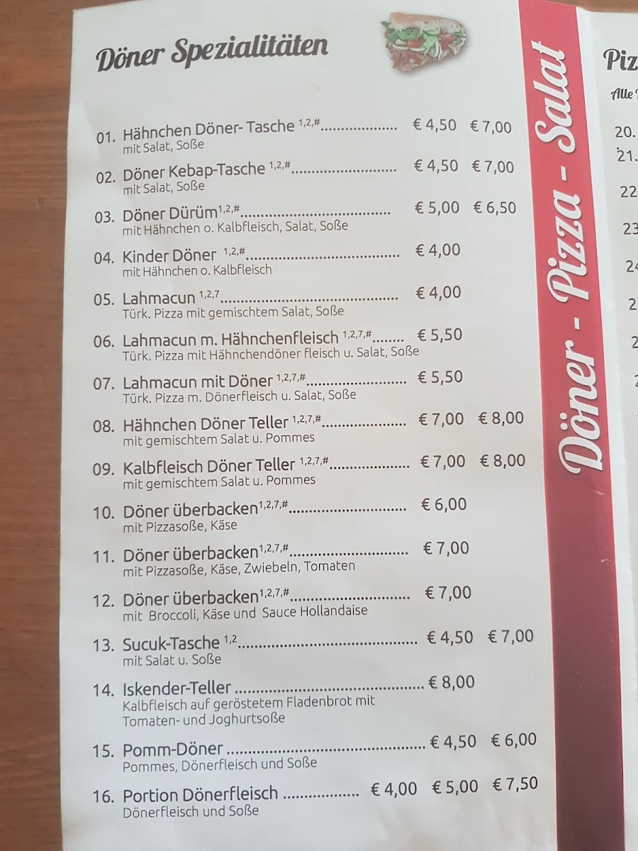 Speisekarte photo 5