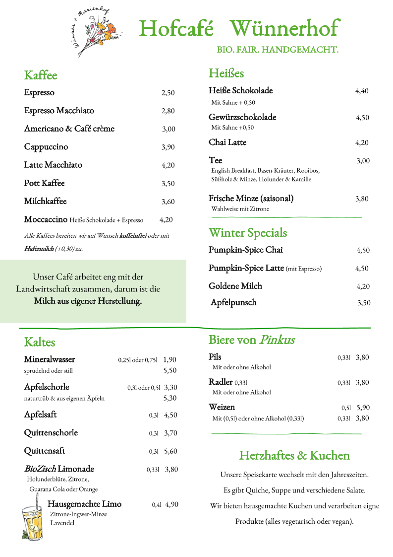 Speisekarte photo 1