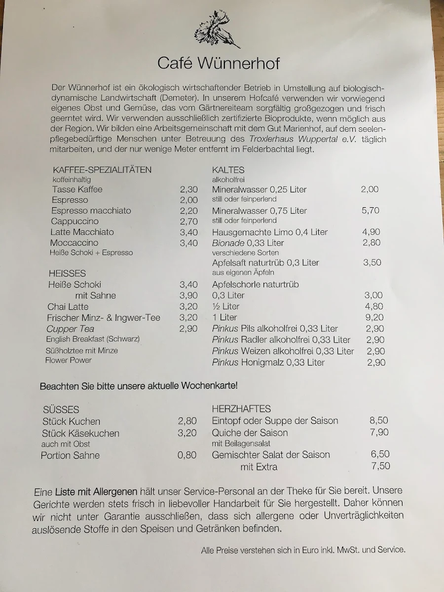 Speisekarte photo 2