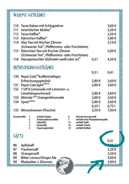 Speisekarte photo 4