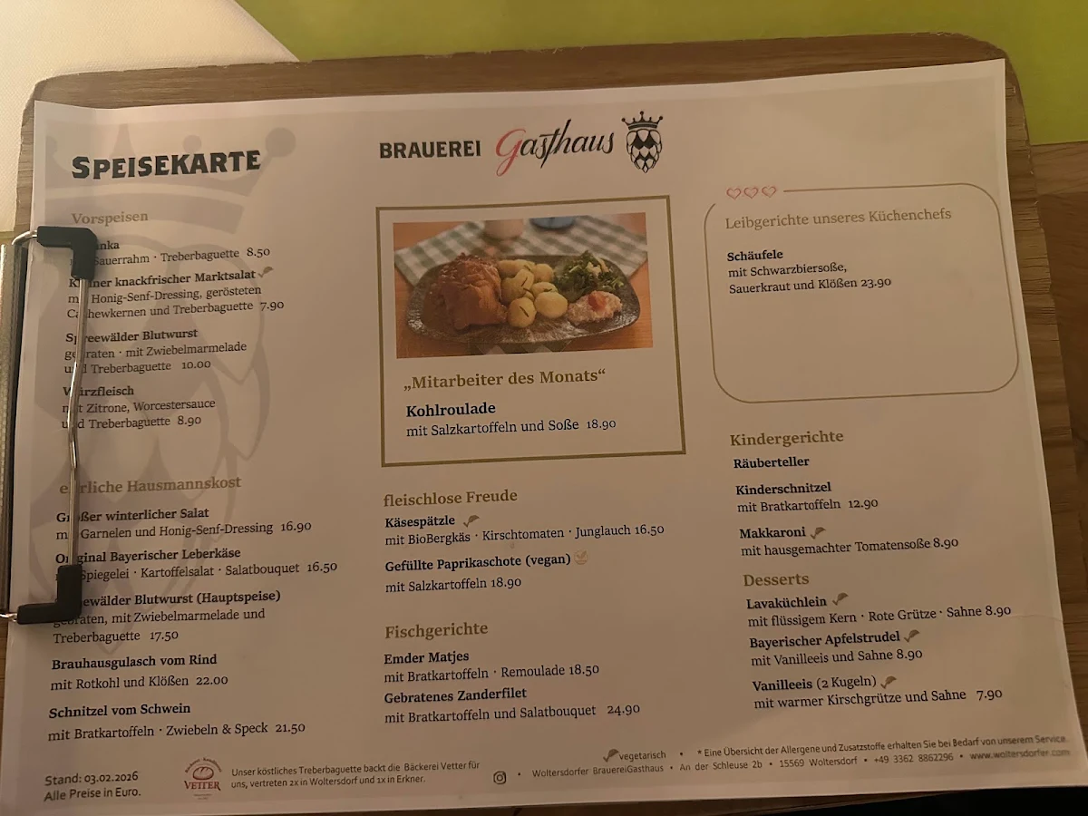 Speisekarte photo 1