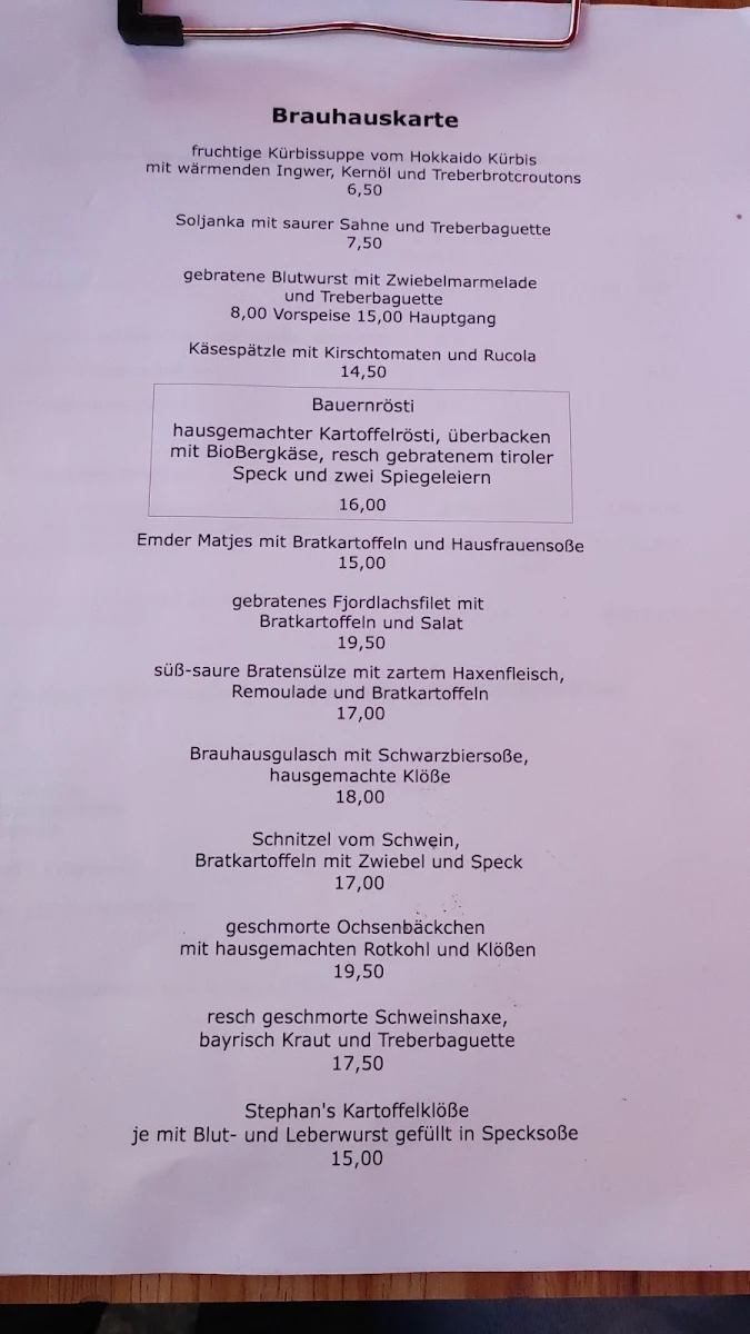 Speisekarte photo 3