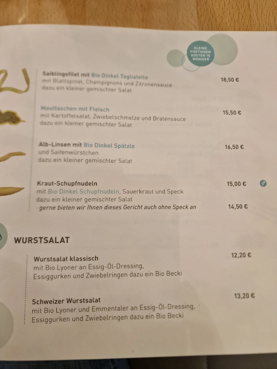 Speisekarte, Restaurant Sonne - ALB-GOLD Teigwaren GmbH