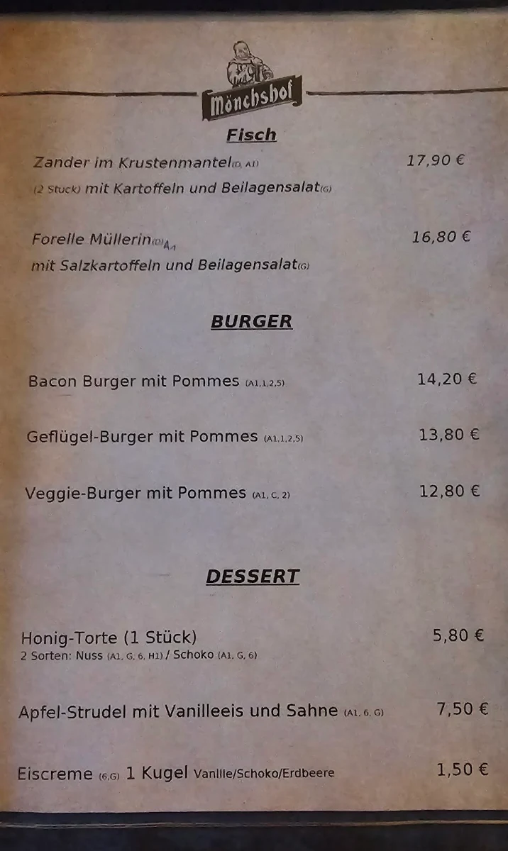 Speisekarte photo 2