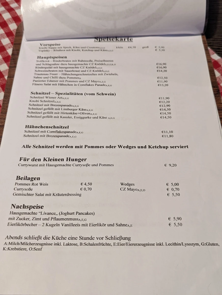 Speisekarte photo 1