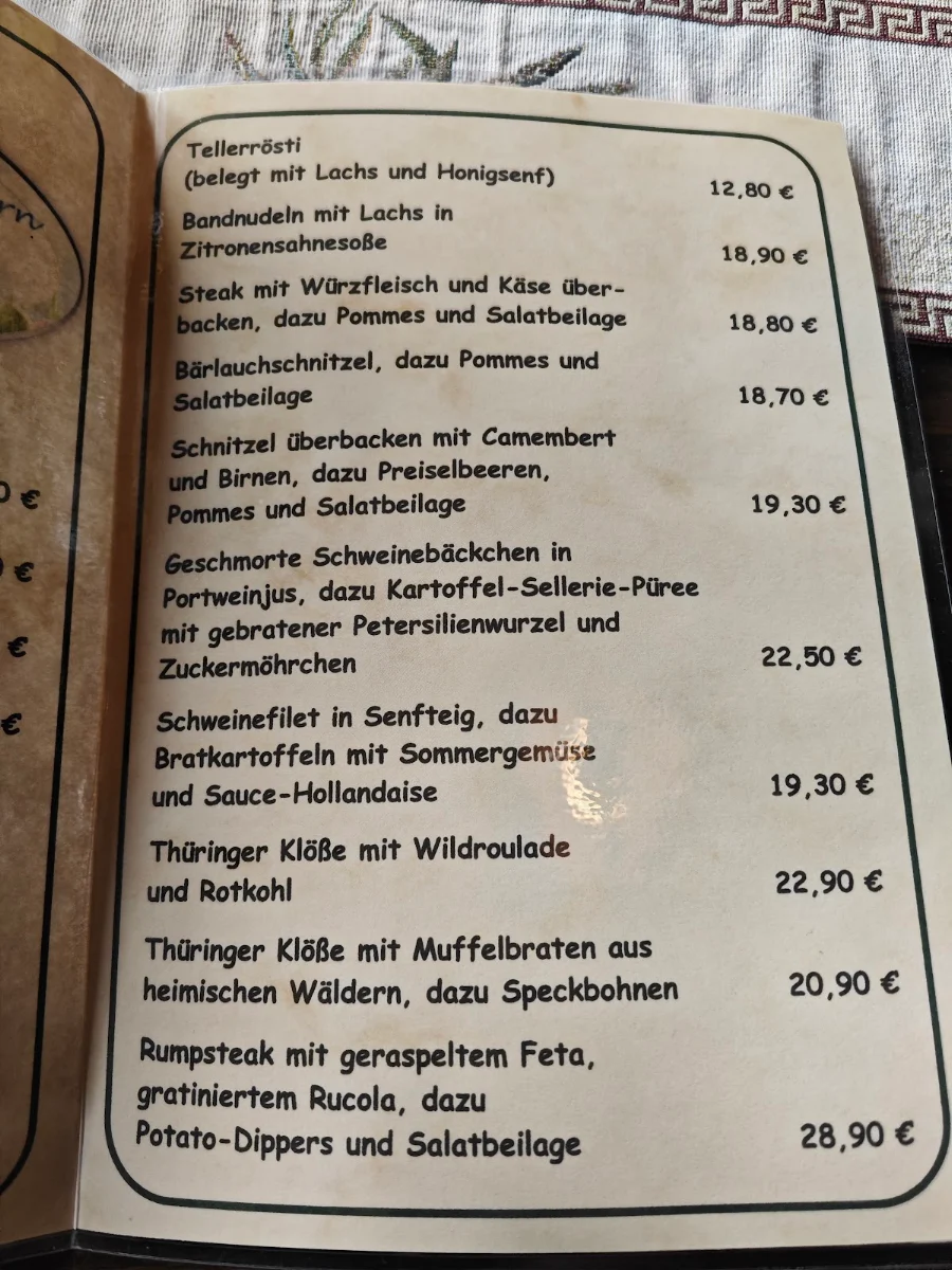 Speisekarte photo 1