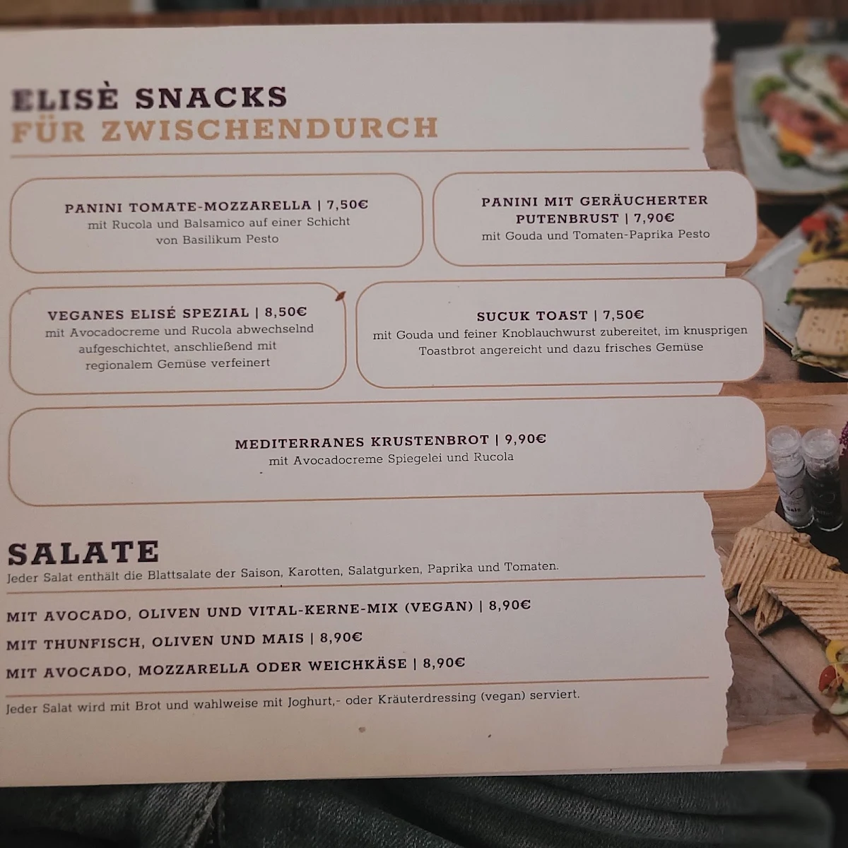 Speisekarte photo 1