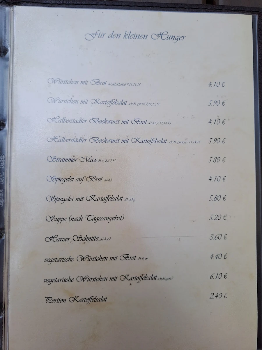 Speisekarte photo 1