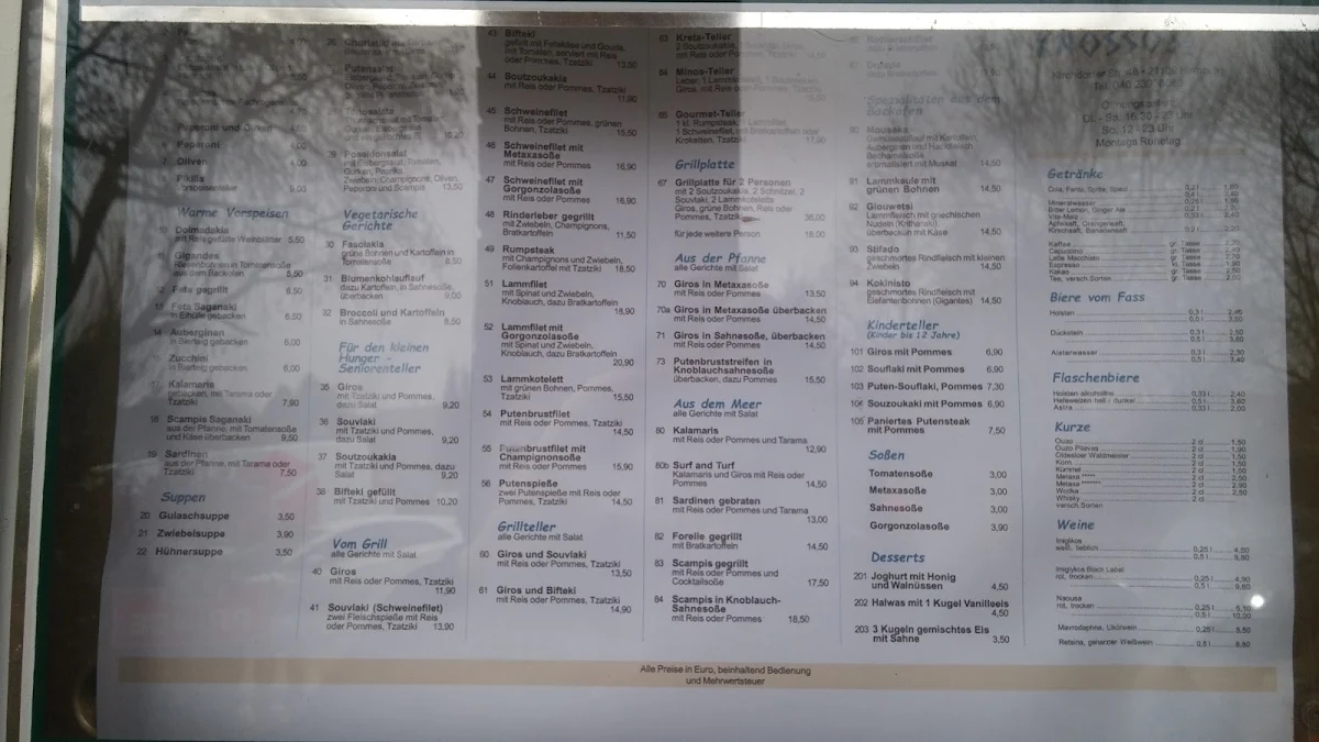 Speisekarte photo 2