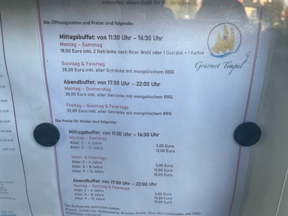 Speisekarte photo 4