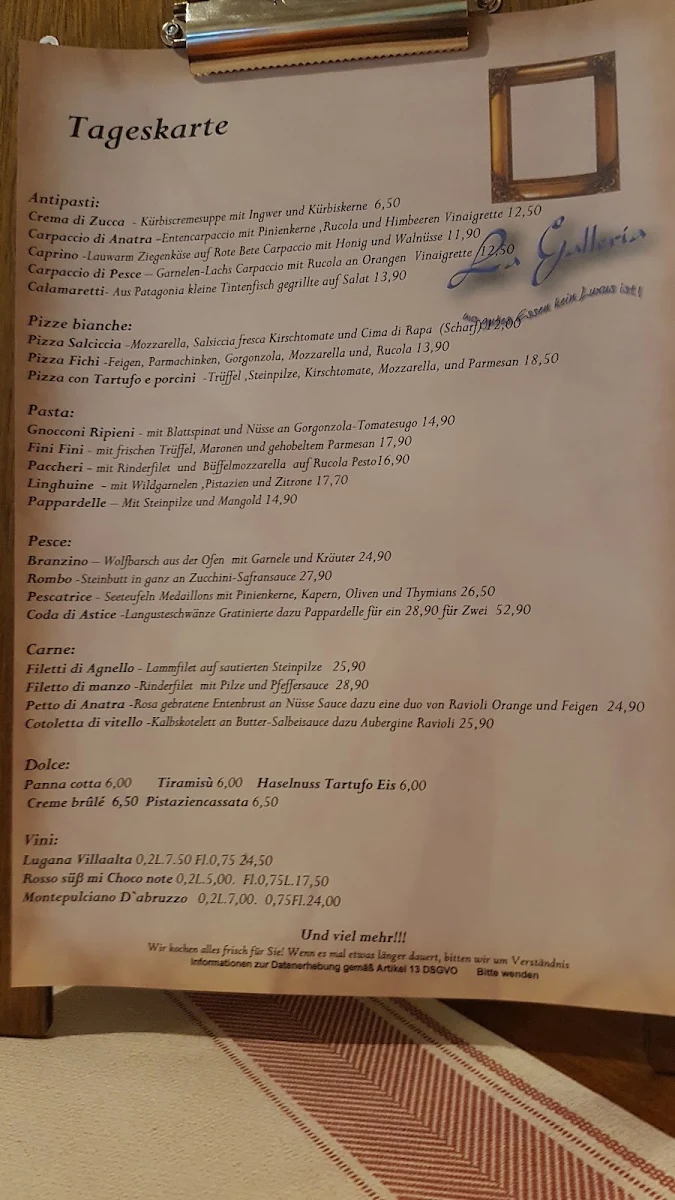 Speisekarte photo 2