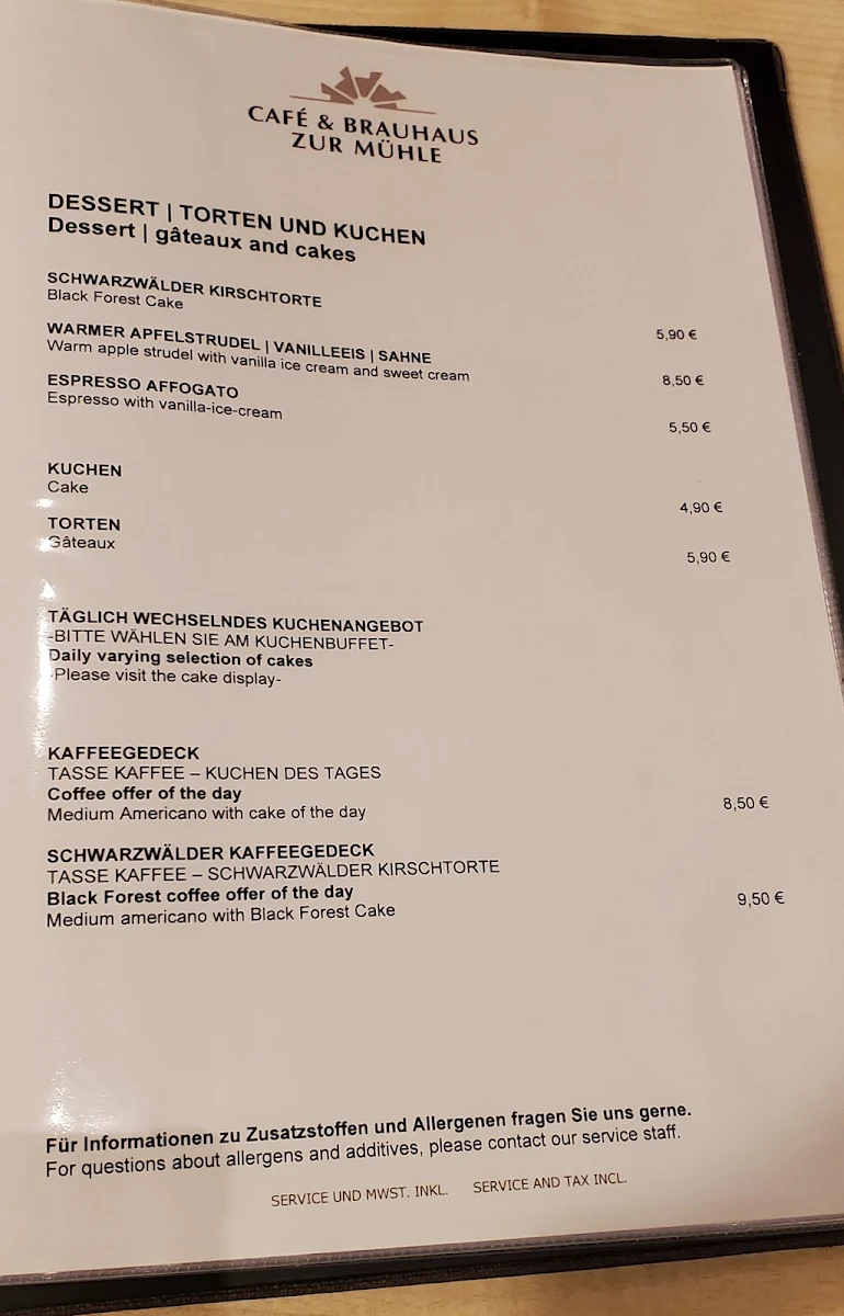 Speisekarte photo 1