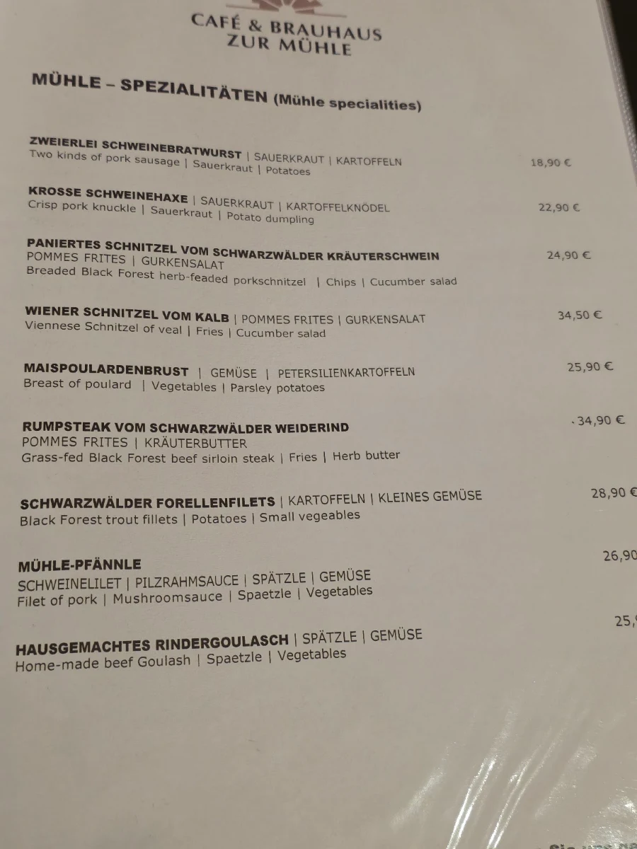 Speisekarte photo 6