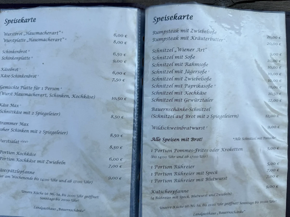 Speisekarte photo 2