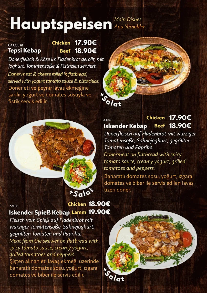 Speisekarte photo 3
