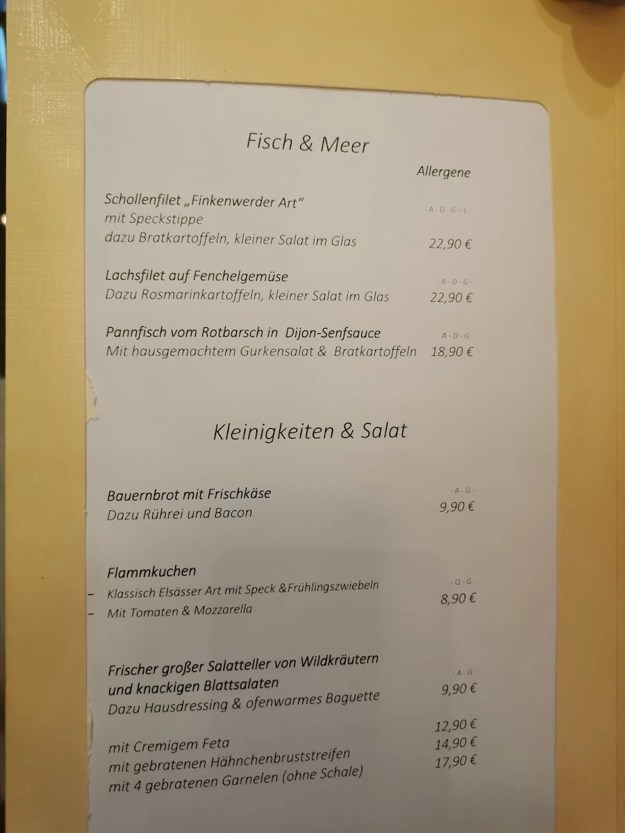 Speisekarte photo 1