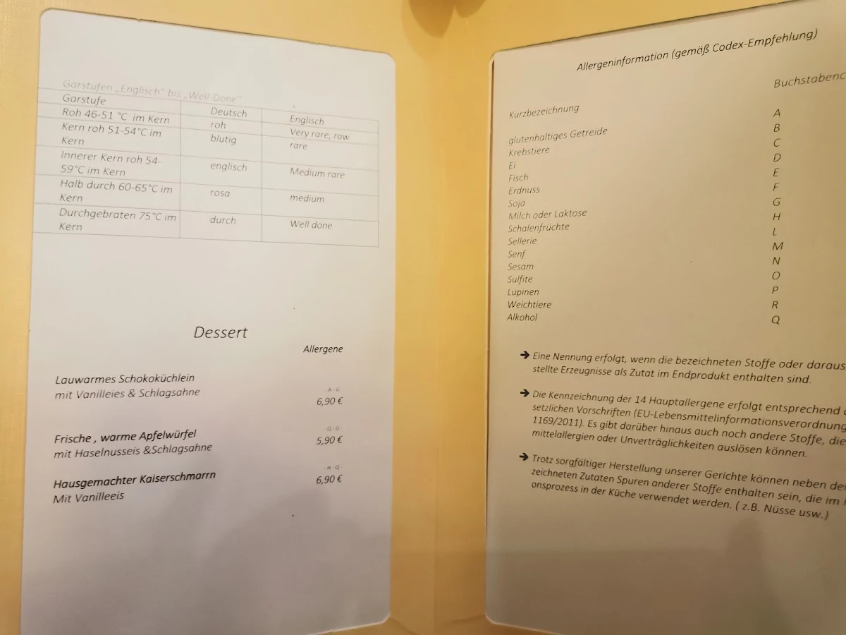 Speisekarte photo 2