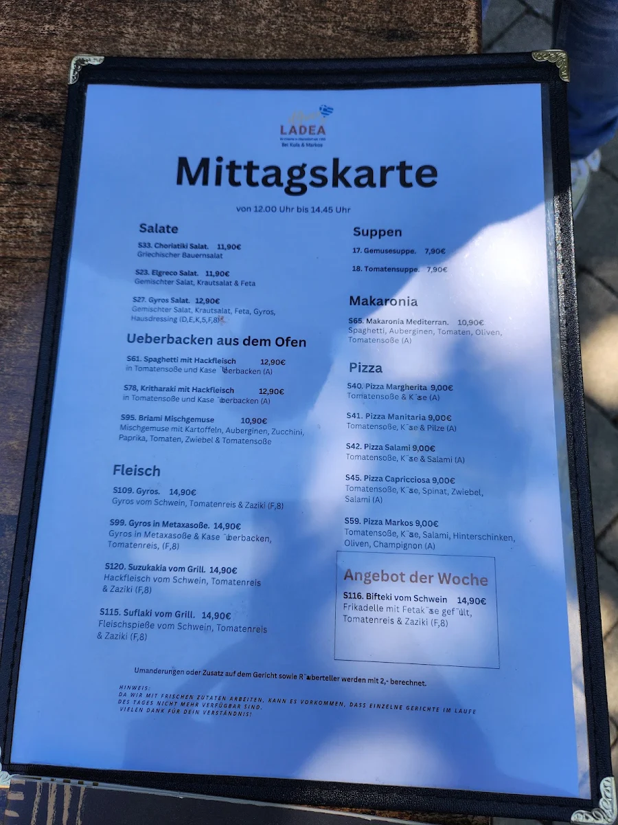 Speisekarte photo 2