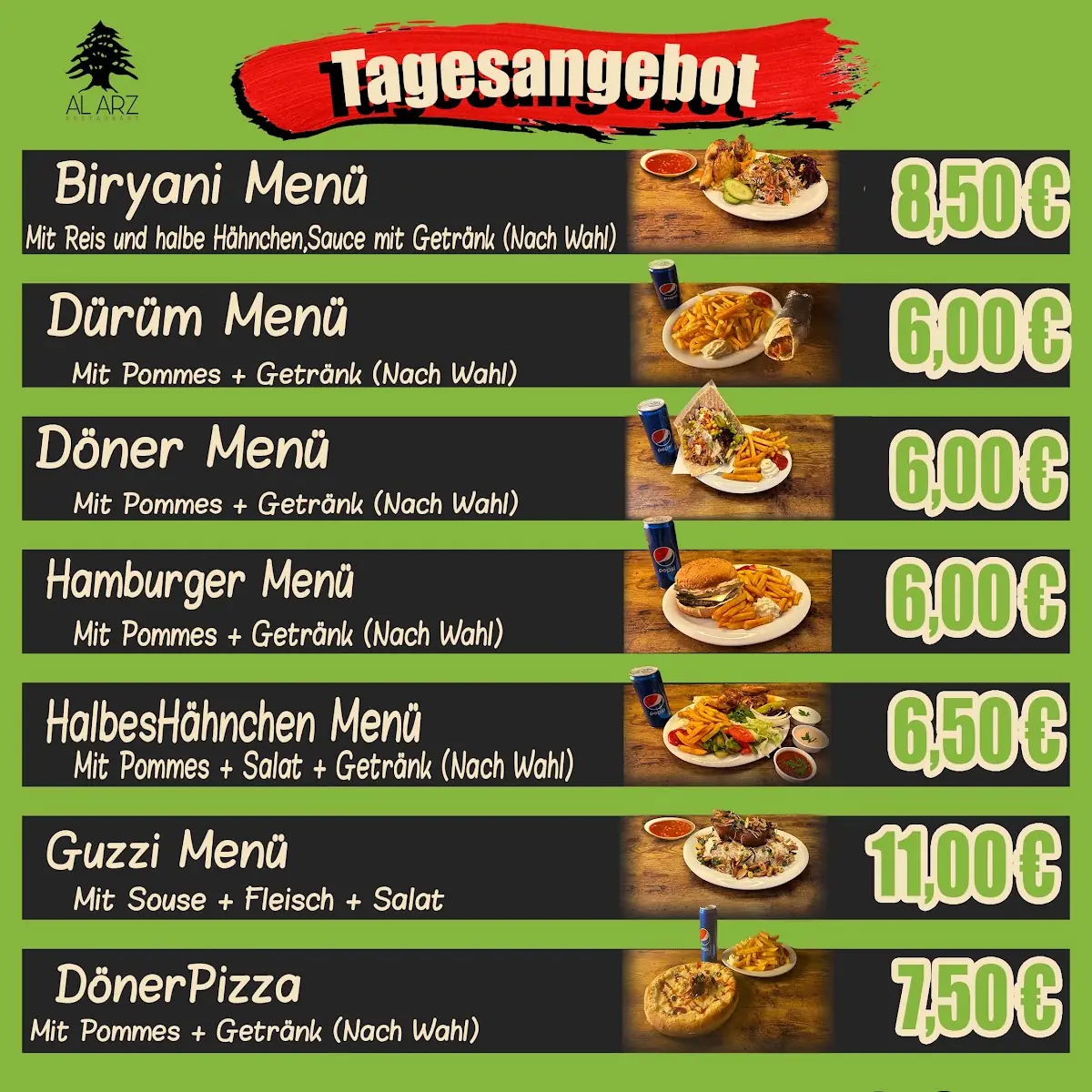 Speisekarte photo 1
