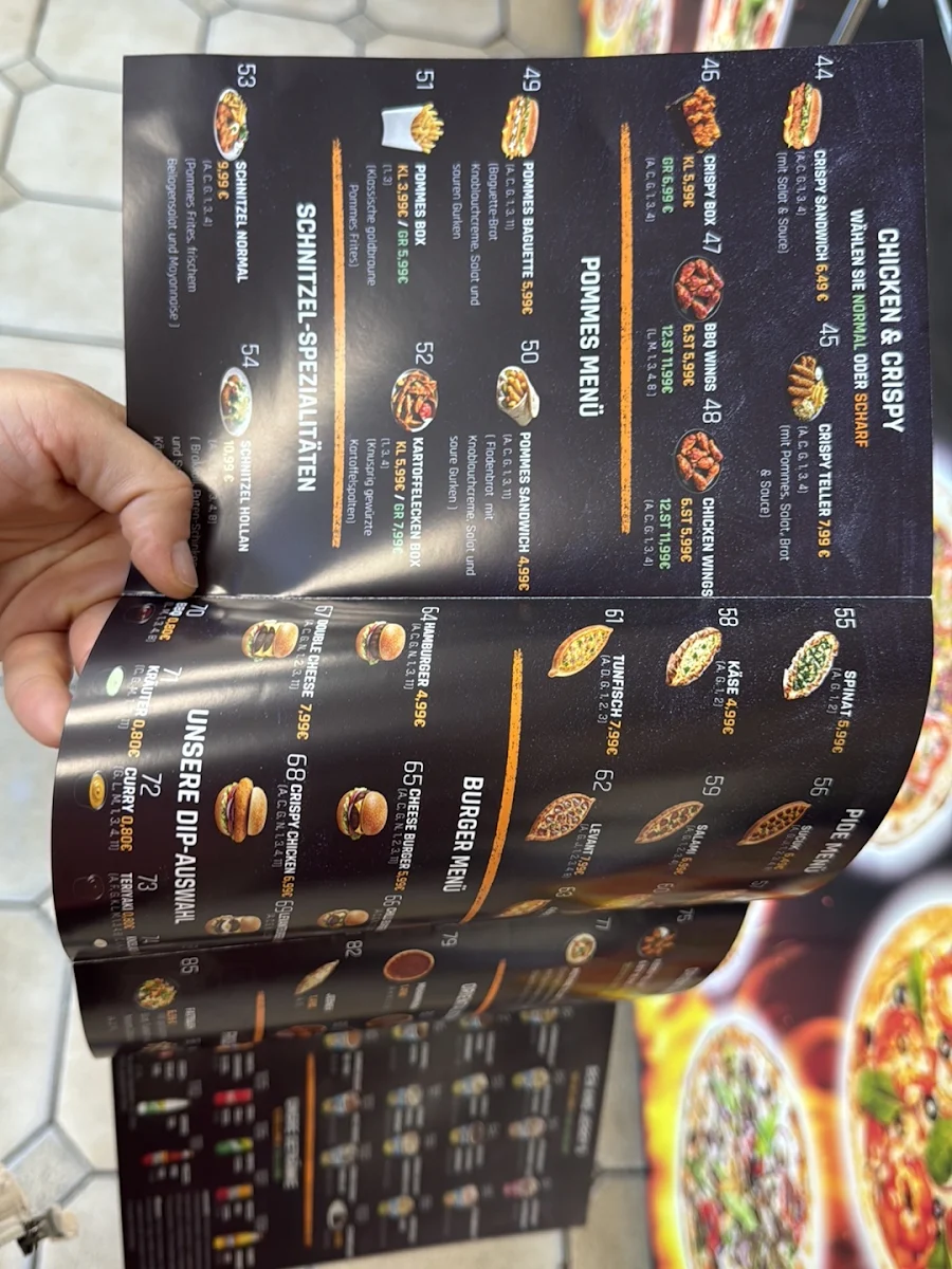 Speisekarte, LEVANT PIZZA
