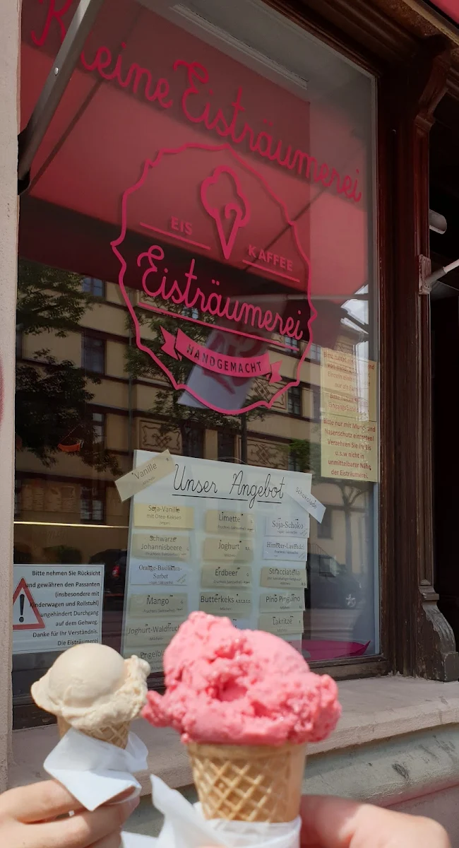 Speisekarte, Café Eisträumerei