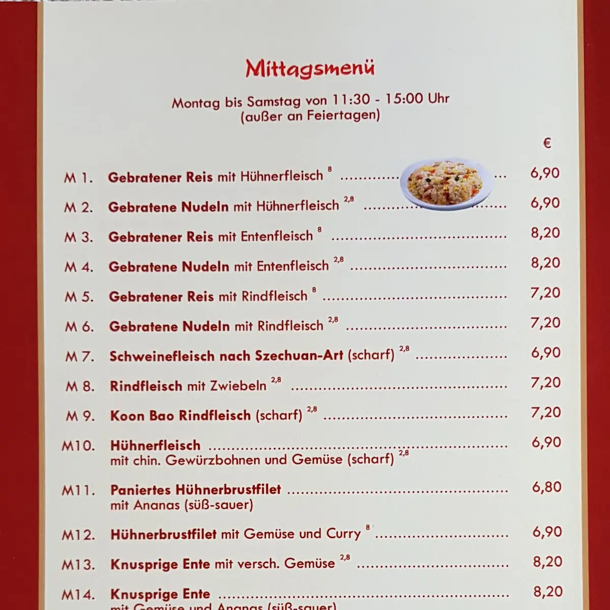 Speisekarte photo 1
