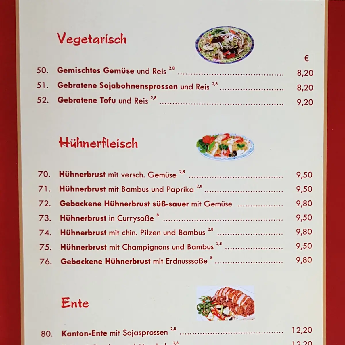 Speisekarte photo 2