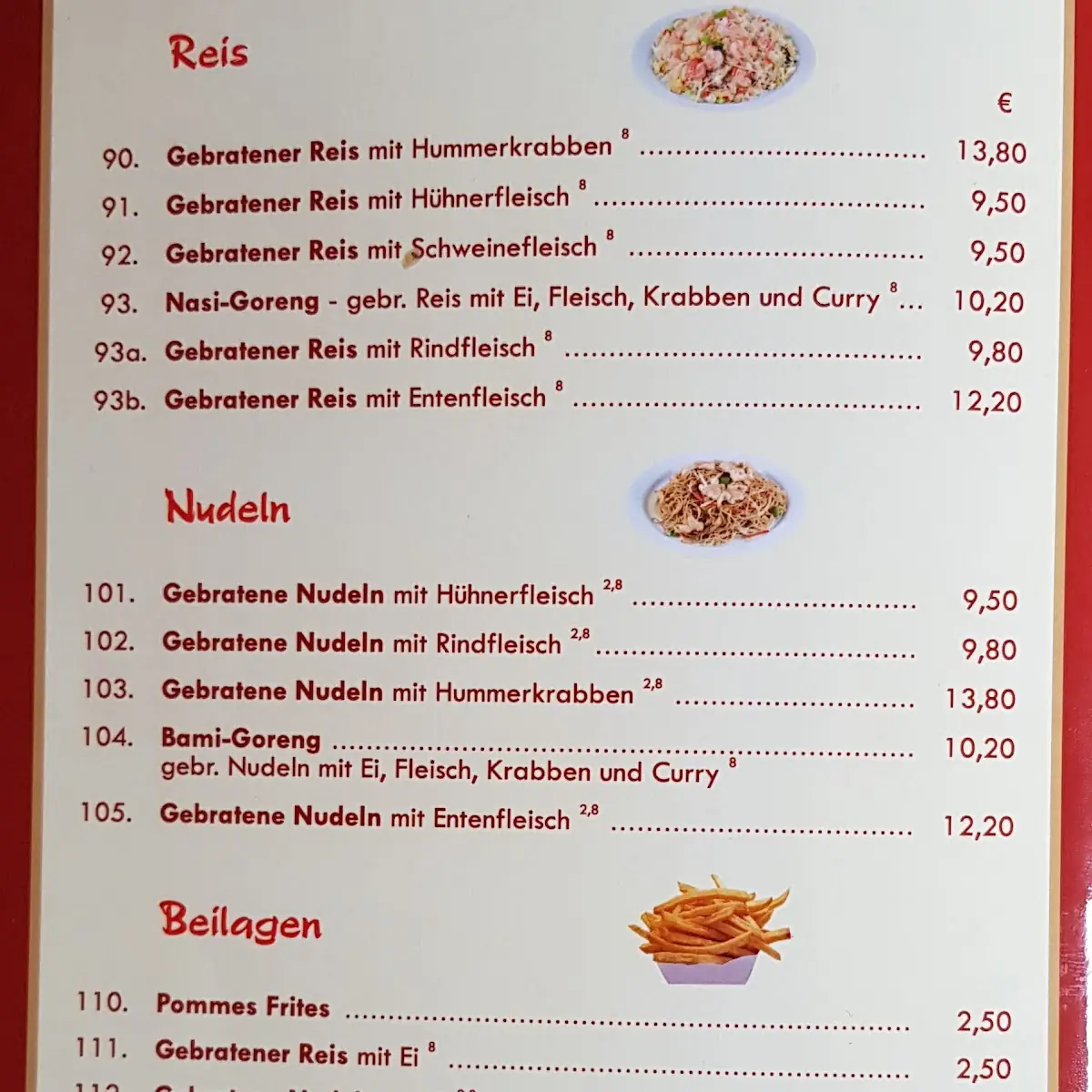 Speisekarte photo 3