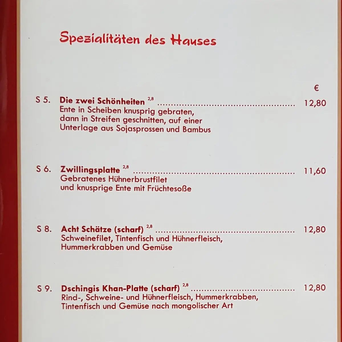 Speisekarte photo 4