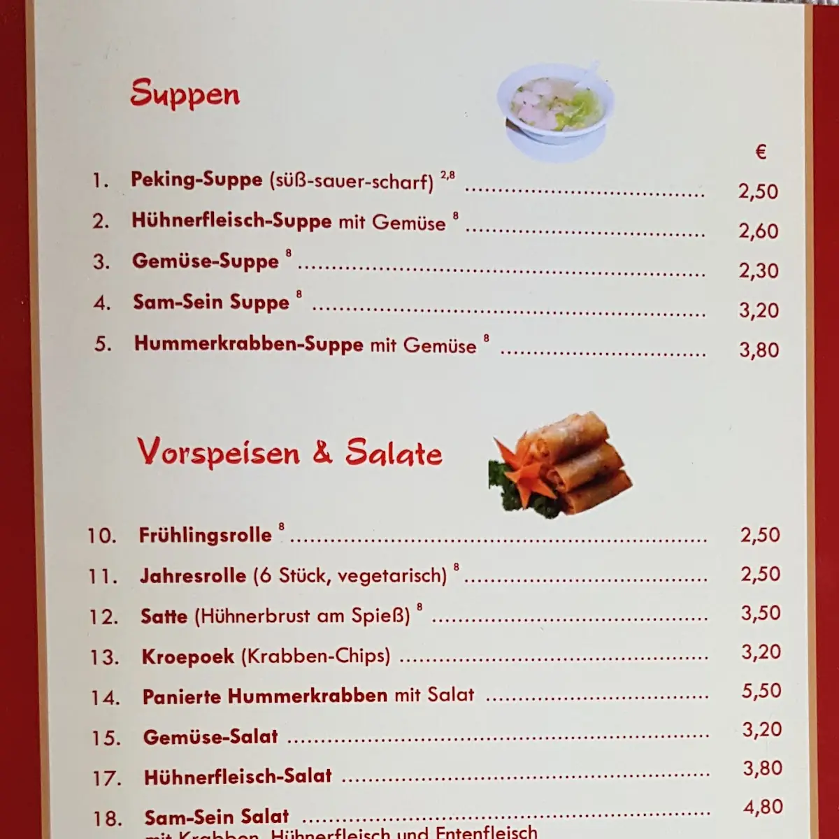 Speisekarte photo 5