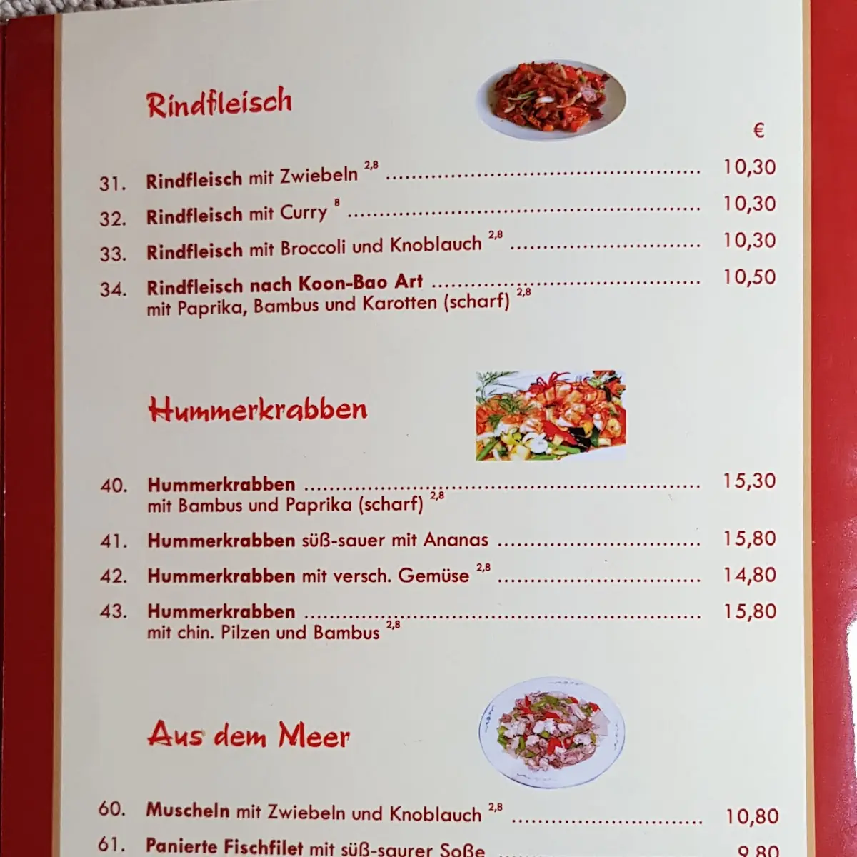 Speisekarte photo 9