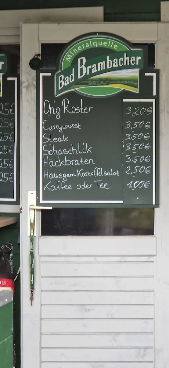 Speisekarte, Grillhütte Mühlhausen