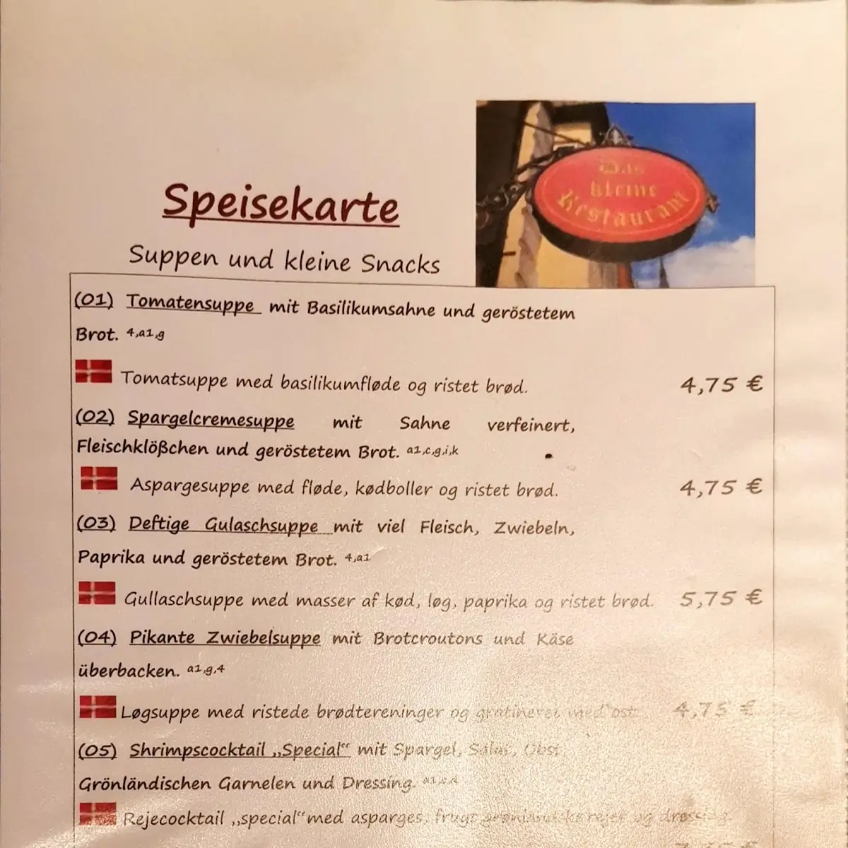 Speisekarte photo 10