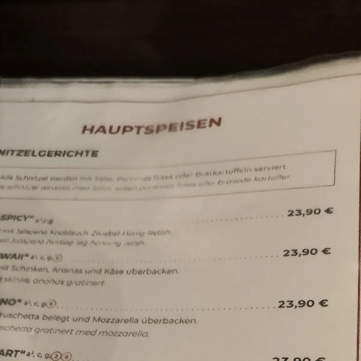 Speisekarte photo 8