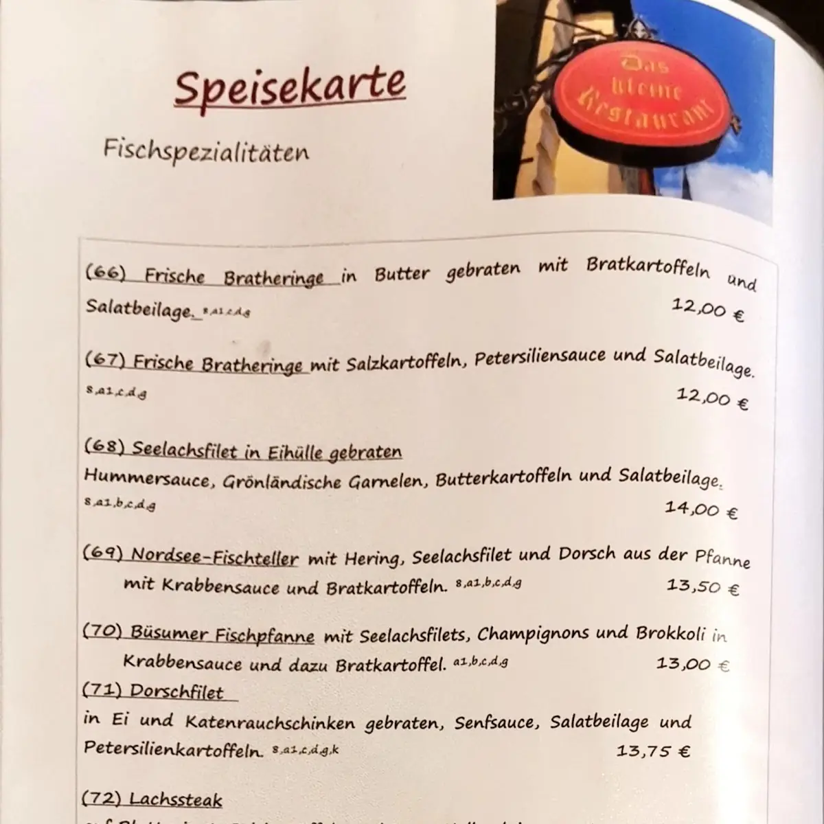 Speisekarte photo 9